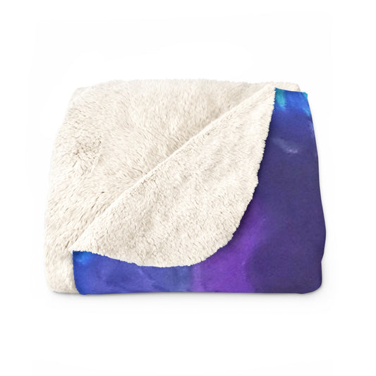 Sherpa Fleece Blanket - "In Deep" Collection